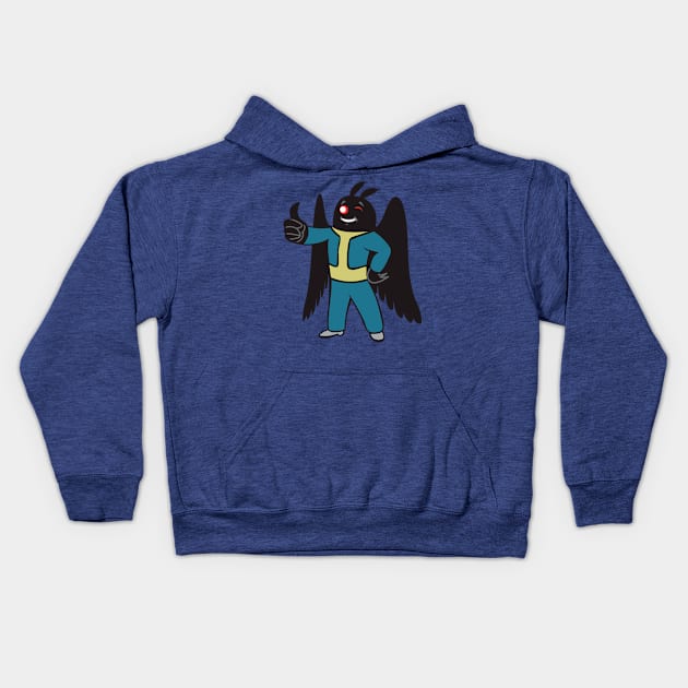 Radiation Suit Mothman Kids Hoodie by TheKLSGhostbusters